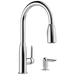 Delta P188103LF-SD Apex Single Handle Kitchen Pull-Down with Soap Dispenser