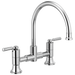 Delta P2923LF Westchester Two Handle Bridge Kitchen Faucet