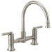 Delta P2923LF Westchester Two Handle Bridge Kitchen Faucet