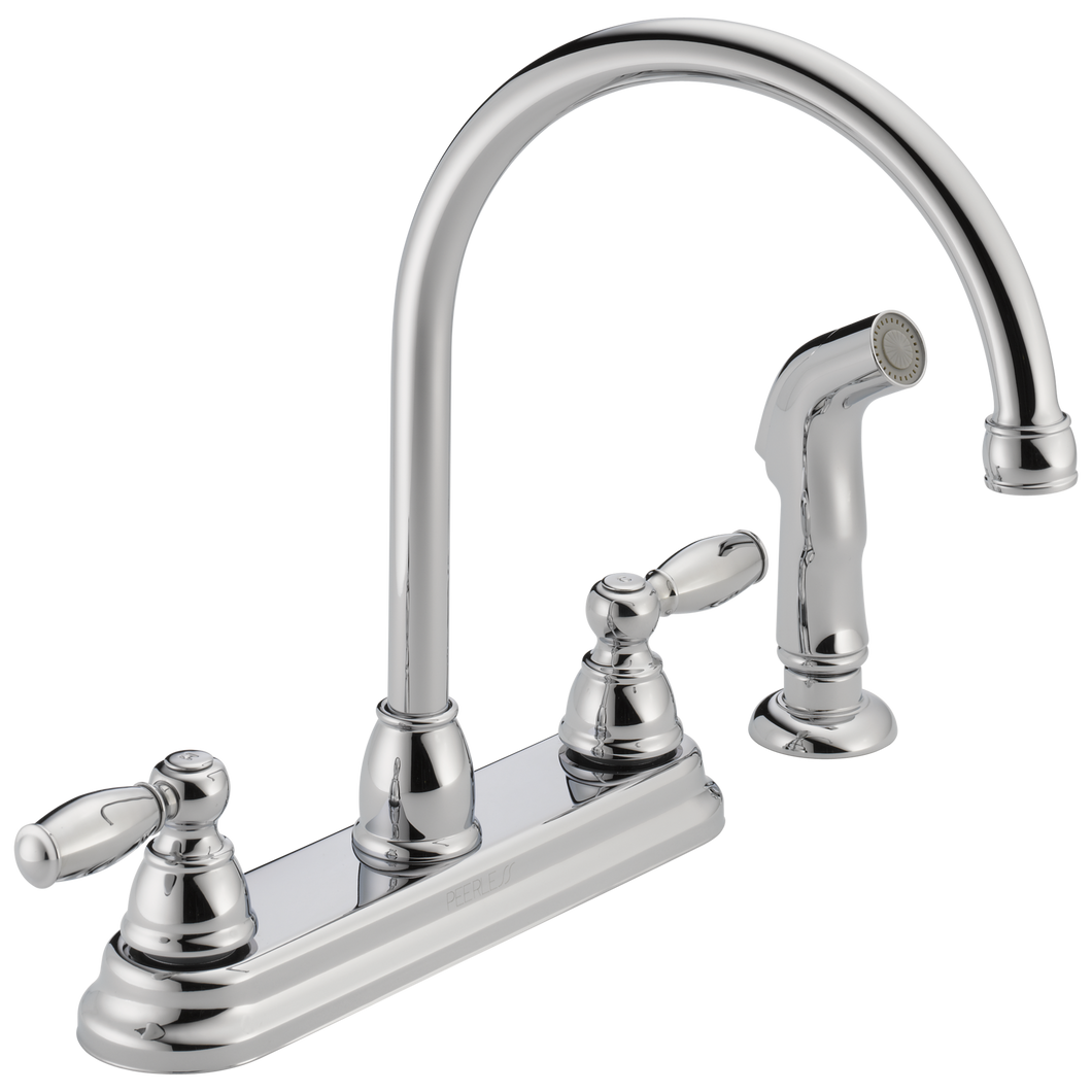Delta P299575LF Claymore Two Handle Kitchen Faucet