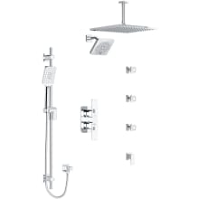 Riobel PATM83 Pallace 3/4" Therm & Pressure Balance Multi-Function System