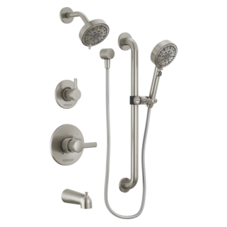 Peerless Precept: ADA tub shower and hand shower