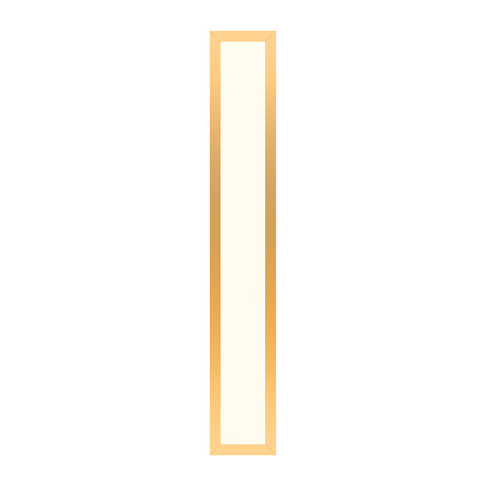 Profiles 5" x 30" x 4-5/8" framed lighting in matte gold with 2700 kelvin temperature (warm light)