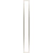 Profiles 5" x 39-3/8" x 4-5/8" framed lighting in polished nickel with variable 2700K to 5600K temperature (warm to cool light)