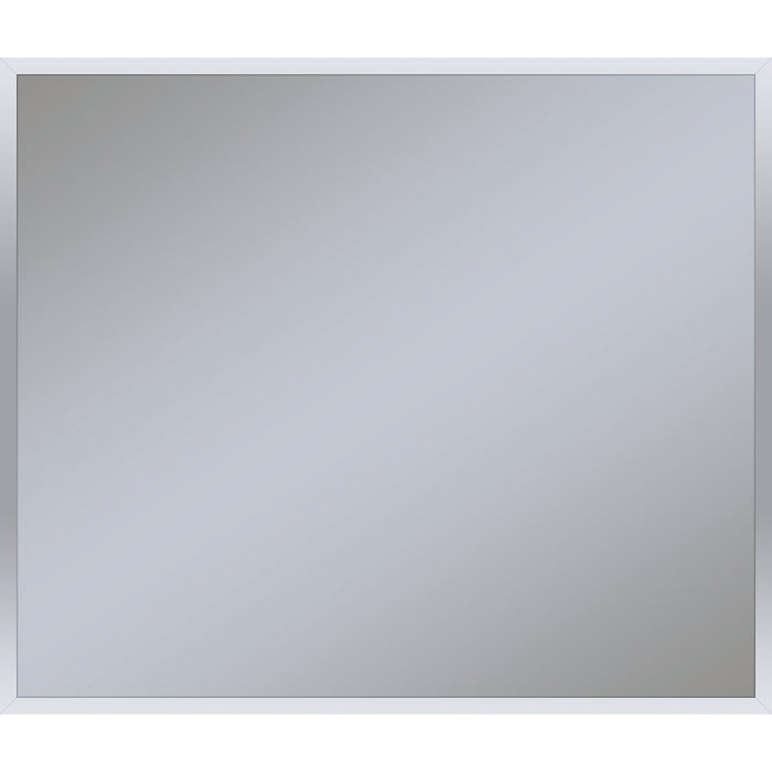 Profiles 35-1/8" x 29-7/8" x 3/4" framed mirror in chrome