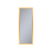 Profiles 11-1/4" x 30" x 4" framed cabinet in matte gold with electrical outlet, USB charging ports, magnetic storage strip and right hinge
