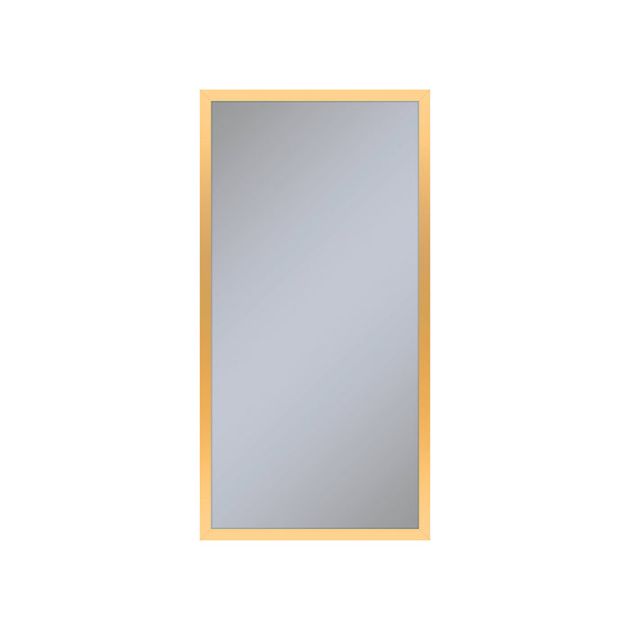 Profiles 15-1/4" x 30" x 6" framed cabinet in matte gold and non-electric with reversible hinge (non-handed)