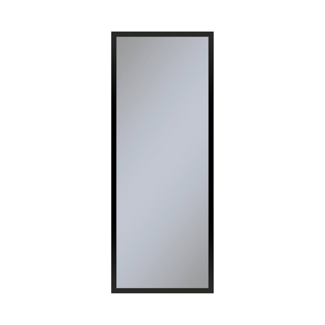 Profiles 15-1/4" x 39-3/8" x 6" framed cabinet in matte black and non-electric with reversible hinge (non-handed)