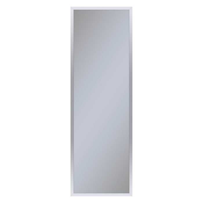 Profiles 15-1/4" x 48" x 4" framed cabinet in chrome and non-electric with reversible hinge (non-handed)