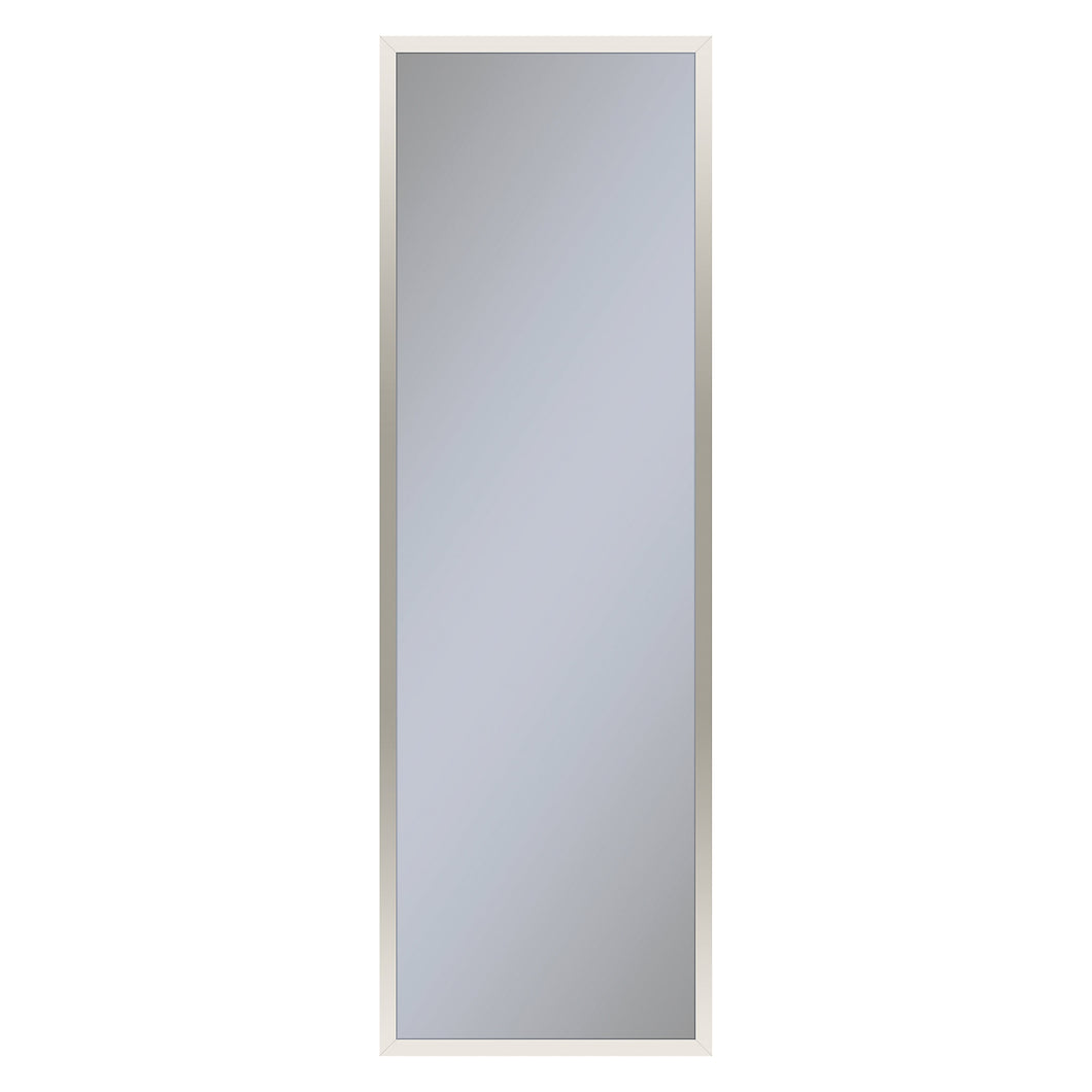 Profiles 15-1/4" x 48" x 4" framed cabinet in polished nickel and non-electric with reversible hinge (non-handed)