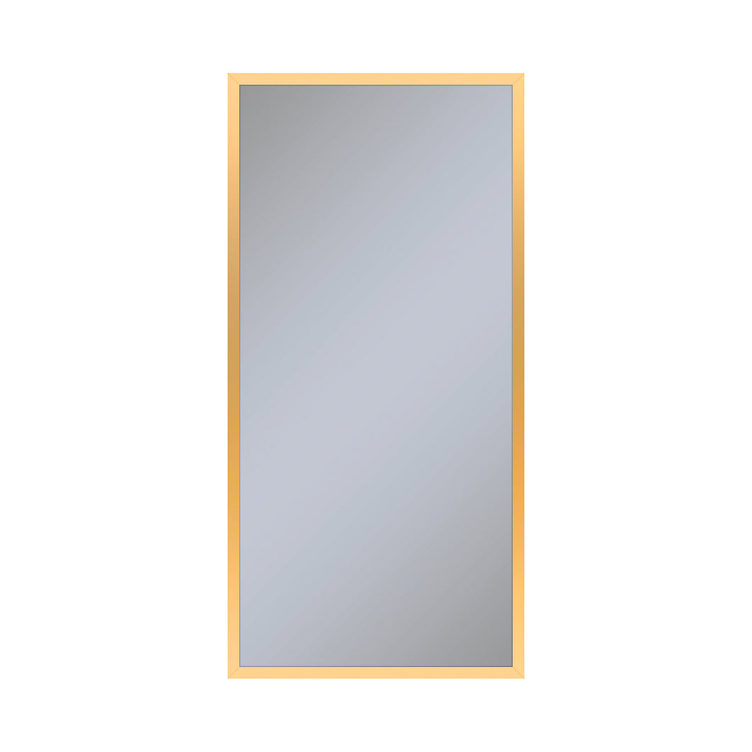 Profiles 19-1/4" x 39-3/8" x 4" framed cabinet in matte gold and non-electric with reversible hinge (non-handed)