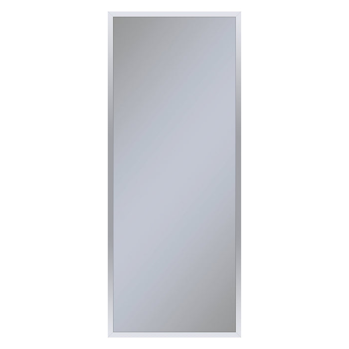 Profiles 19-1/4" x 48" x 4" framed cabinet in chrome and non-electric with reversible hinge (non-handed)