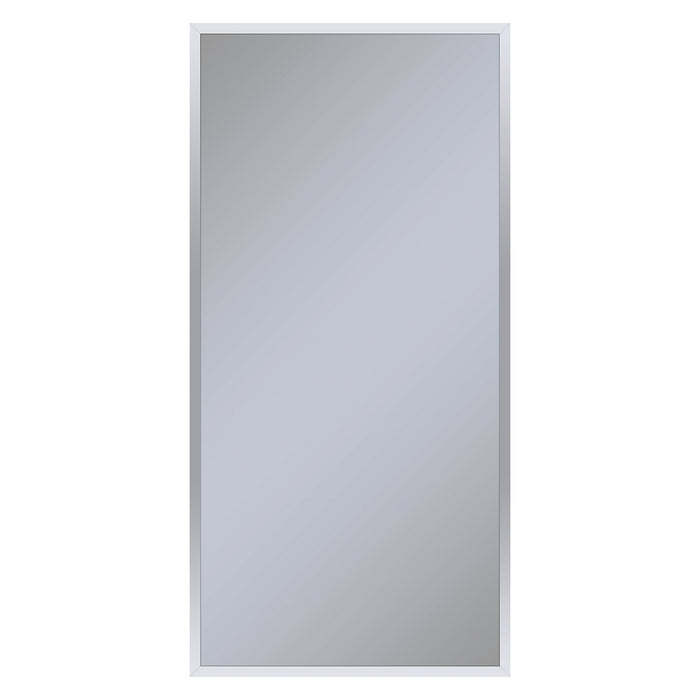 Profiles 23-1/4" x 48" x 4" framed cabinet in chrome and non-electric with reversible hinge (non-handed)