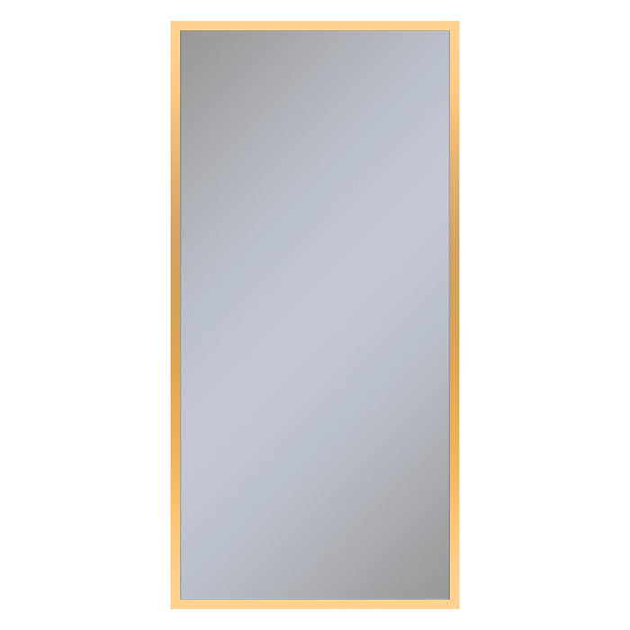 Profiles 23-1/4" x 48" x 4" framed cabinet in matte gold and non-electric with reversible hinge (non-handed)