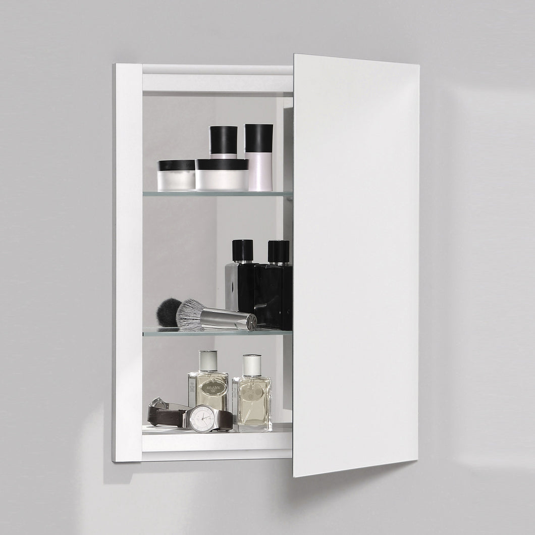 R3 Series 16" x 20" x 4" single door cabinet with polished edge