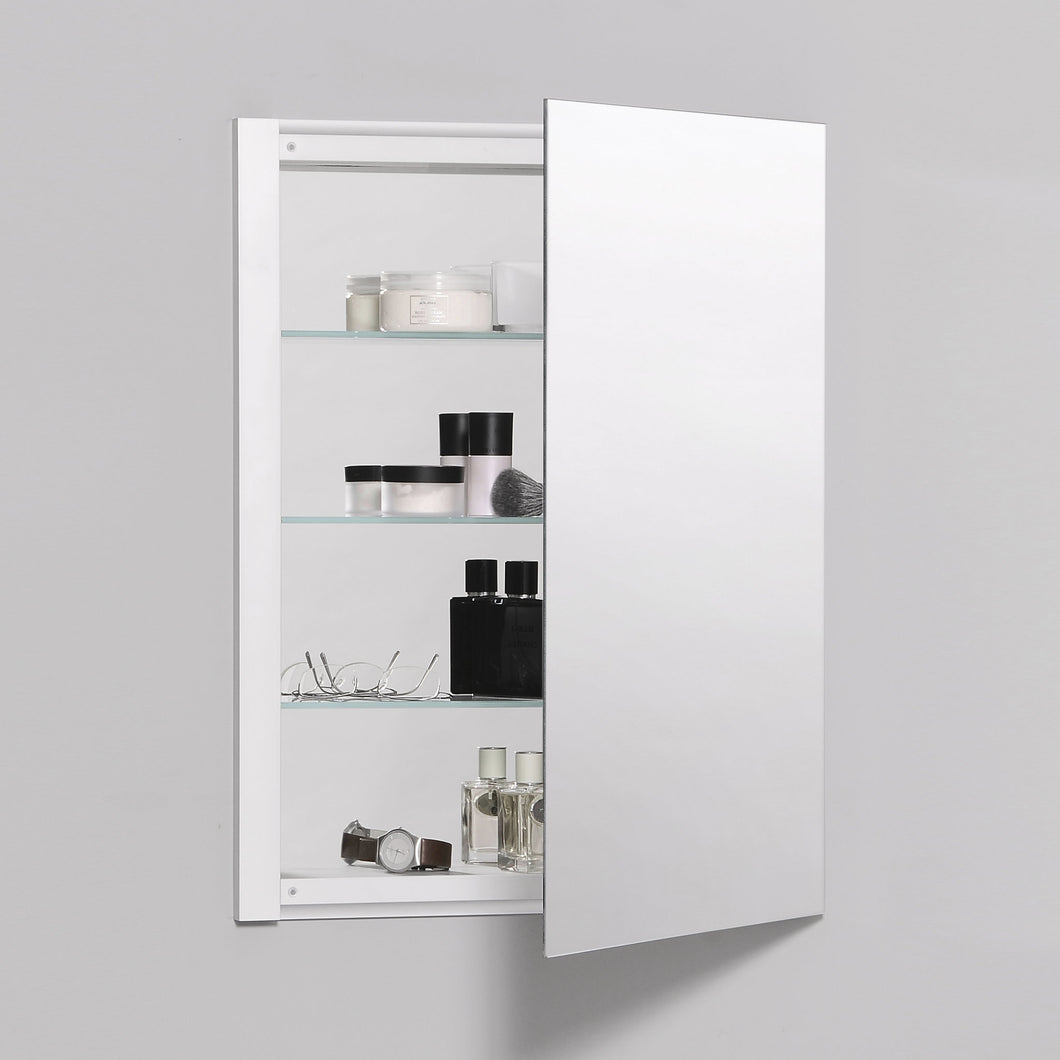 R3 Series 20" x 26" x 4" single door cabinet with polished edge