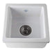Shaws 18" Shaker Single Bowl Square Fireclay Bar/Food Prep Kitchen Sink