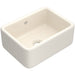 Shaws RC2418 24" Lancaster Single Bowl Farmhouse Apron Front Fireclay Kitchen Sink