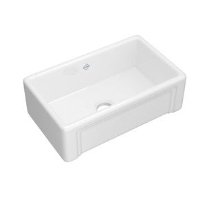 Shaws RC3017 30" Egerton Single Bowl Farmhouse Apron Front Fireclay Kitchen Sink