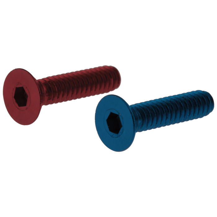 Delta RP12490 Screws - Pair - Red and Blue