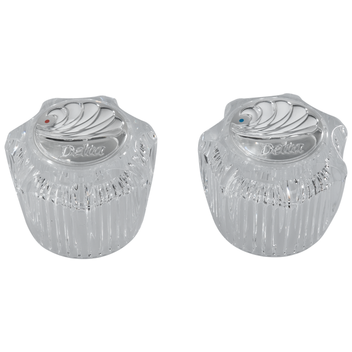 Delta : Clear Knob Handle Set