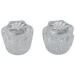 Delta : Clear Knob Handle Set