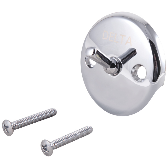 Delta Overflow Plate and Screws - Trip Lever