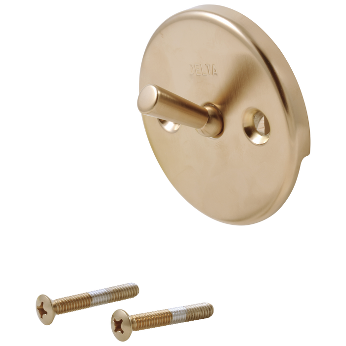 Delta Overflow Plate and Screws - Trip Lever