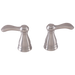 Delta Apex Two Metal Lever Handle Kit with Set Screws