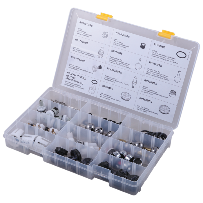 Delta Plumber's Box of Assorted Maintenance Parts