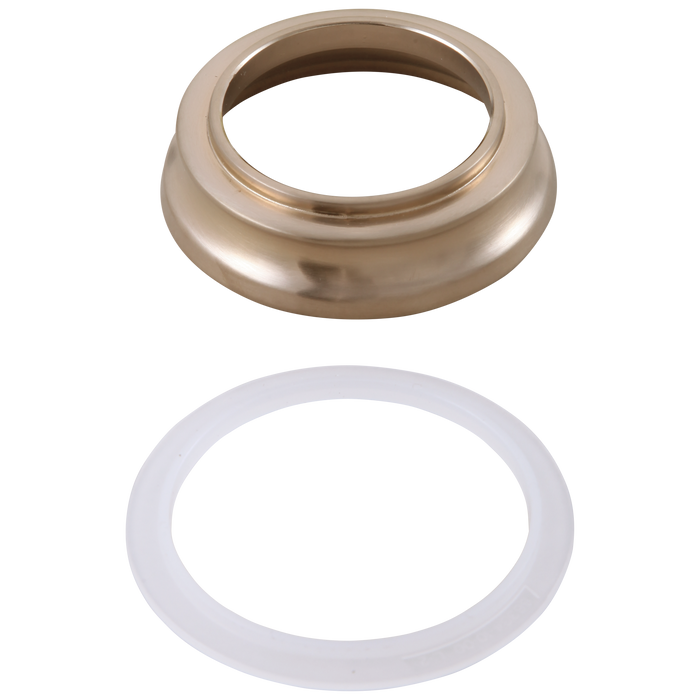 Delta Cassidy Escutcheon with Gasket - 1 Hole Bathroom