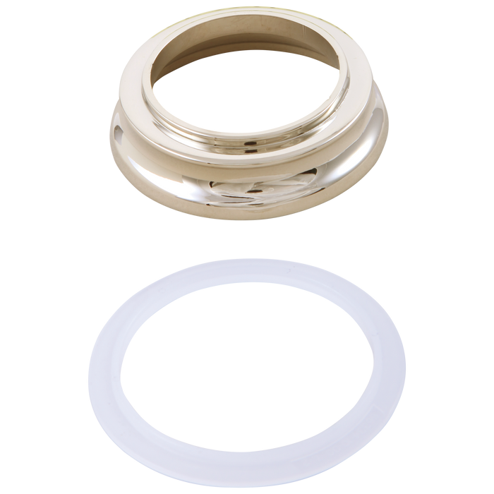 Delta Cassidy Escutcheon with Gasket - 1 Hole Bathroom