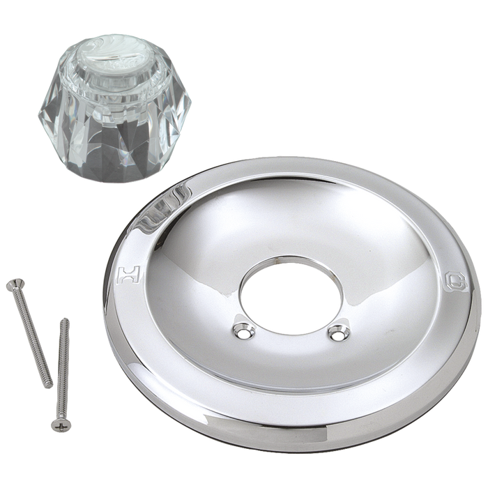 Delta : Repair Kit - Clear Knob Handle - 1H Trim