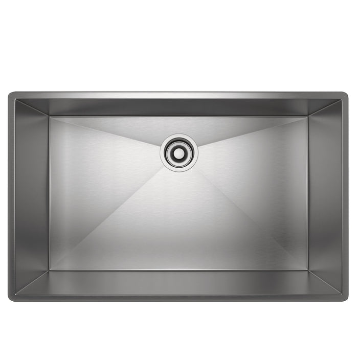 ROHL RSS3018 Forze 30" Single Bowl Stainless Steel Kitchen Sink