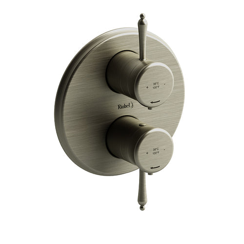 Riobel RT83 Retro 3/4" Therm & Pressure Balance Multi-Function System