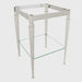 Perrin & Rowe Deco Wash Stand With Glass Shelf