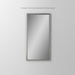 Main Line 15-1/4" x 30" x 4" rosemont framed cabinet in classic gray interior and brushed nickel finish with left hinge and electric option