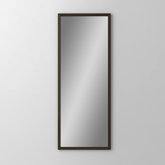 Main Line 15-1/4" x 39-3/8" x 4" rosemont framed cabinet in classic gray interior and brushed bronze finish with reversible hinge (non-handed)