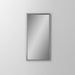 Main Line 19-1/4" x 39-3/8" x 4" rosemont framed cabinet in classic gray interior and satin nickel finish with reversible hinge (non-handed)