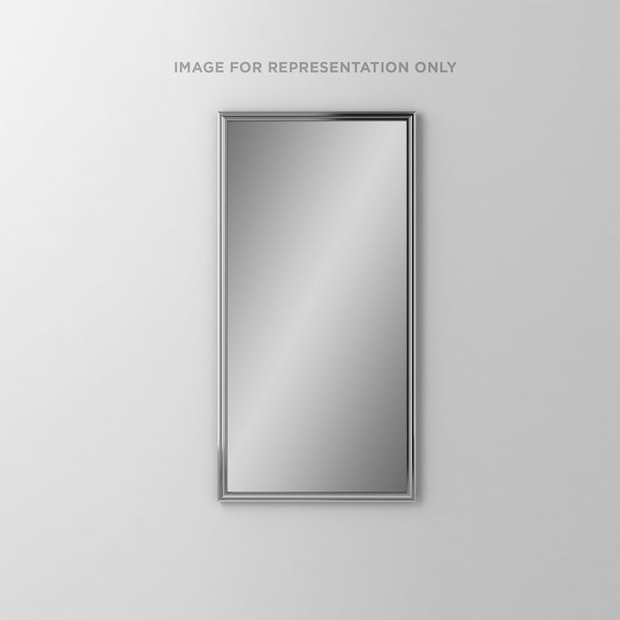 Main Line 19-1/4" x 39-3/8" x 6" rosemont framed cabinet in classic gray interior and polished nickel finish with right hinge and electric option