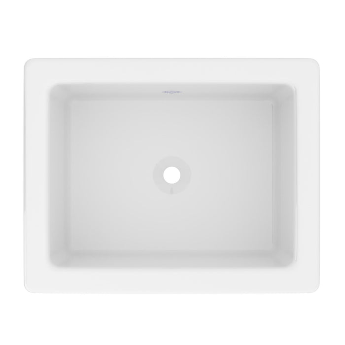 Shaws Shaker Rectangular Undermount Or Drop In Lavatory Fireclay Sink