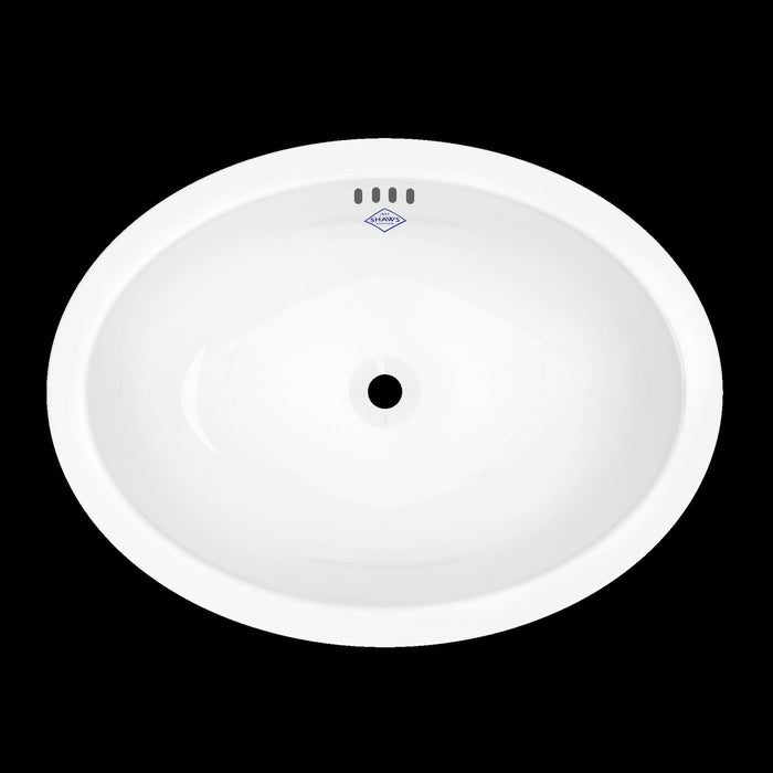 Perrin & Rowe Shaker Oval Undermount Lavatory Sink