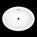 Perrin & Rowe Shaker Oval Undermount Lavatory Sink