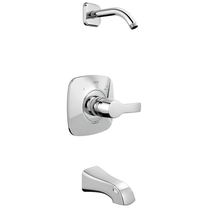 Delta T14452-LHD Tesla Monitor 14 Series Tub and Shower Trim - Less Head