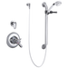 Delta T17TH305 Commercial Universal Dual Shower Trim, Diverter, Hand Shower, and Grab Bar