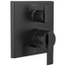 Delta Delta Ara: Angular Modern Monitor 14 Series Valve Trim with 3-Setting Integrated Diverter