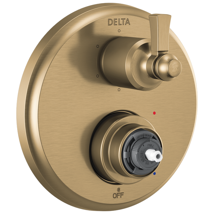 Delta Dorval™: Traditional 2-Handle Monitor 14 Series Valve Trim with 6 Setting Diverter