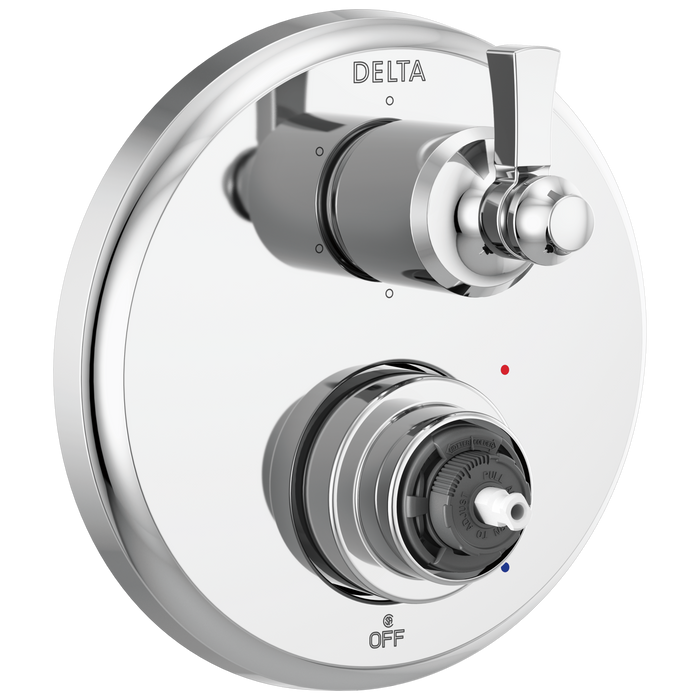 Delta Dorval™: Traditional 2-Handle Monitor 14 Series Valve Trim with 6 Setting Diverter