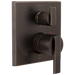 Delta Ara Angular Modern Monitor 14 Series Valve Trim with 6-Setting Integrated Diverter