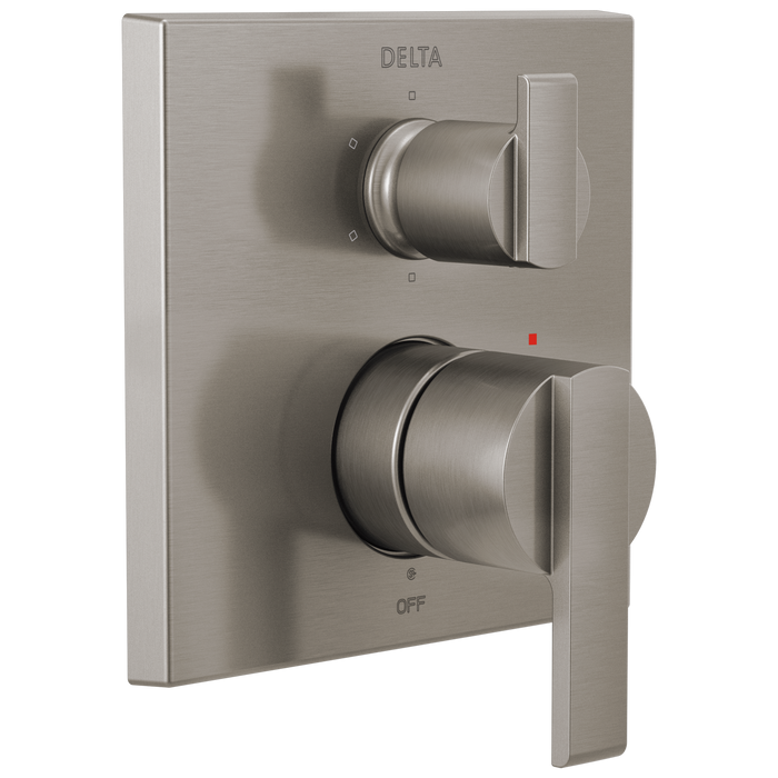 Delta Ara Angular Modern Monitor 14 Series Valve Trim with 6-Setting Integrated Diverter